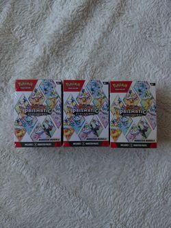 Pokémon Prismatic Evolutions Booster Bundle Factory Sealed