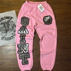 Saint Vanity Logo Sweatpants Pnk