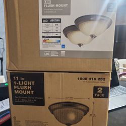 11in LED FLUSH MOUNT (2PACK)