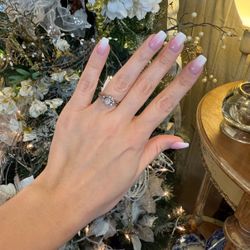 14K Gold Natural Diamonds Ring