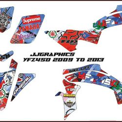 YFZ450r 2009 To 2013 Graphic Kit 