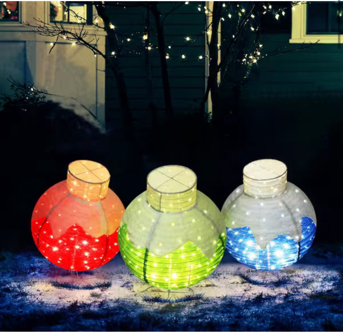 35 in. Pop-Up Ornament Outdoor Christmas Holiday Yard Decoration