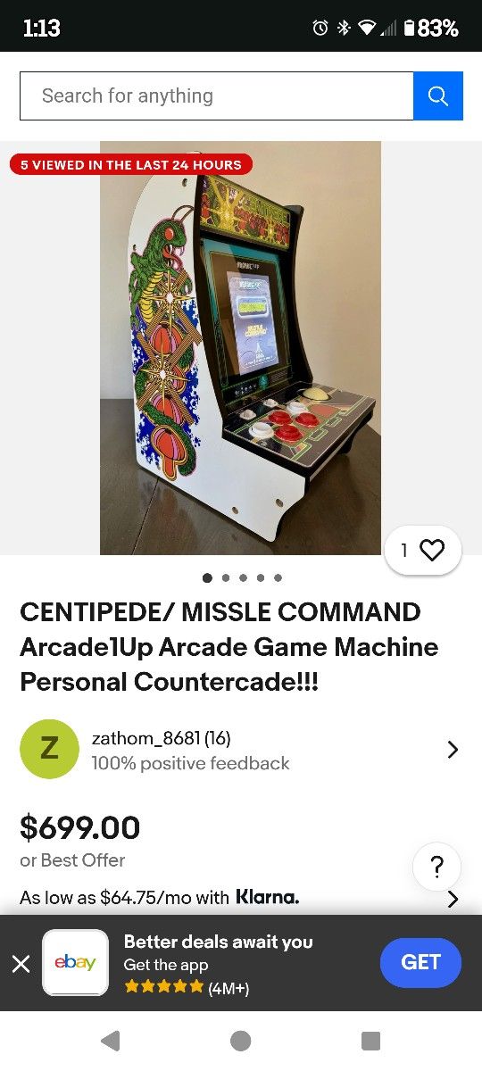 Arcade Centipede 