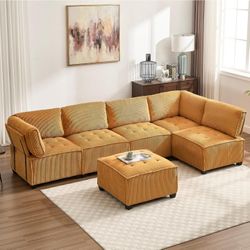 New Modular Sectional Sofa with Ottoman
