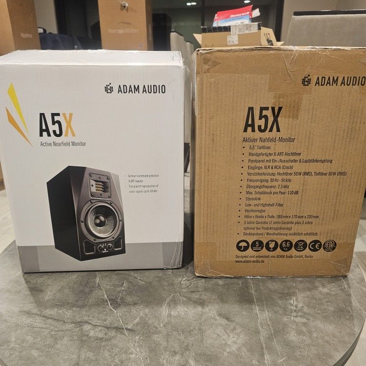 ADAM Audio A5X Active Nearfield Monitors (Pair)  - Black