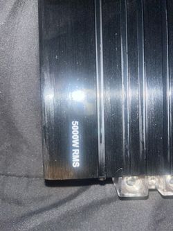 5000W Nemesis Amp And Battery