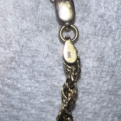 10k gold bracelet 1000% real