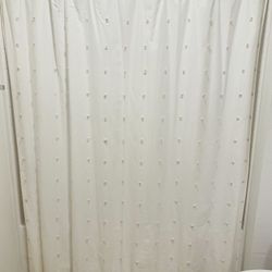 Cute Neutral Shower Curtain 