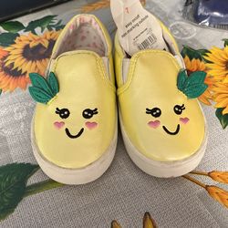Toddler Girl Yellow Shoes