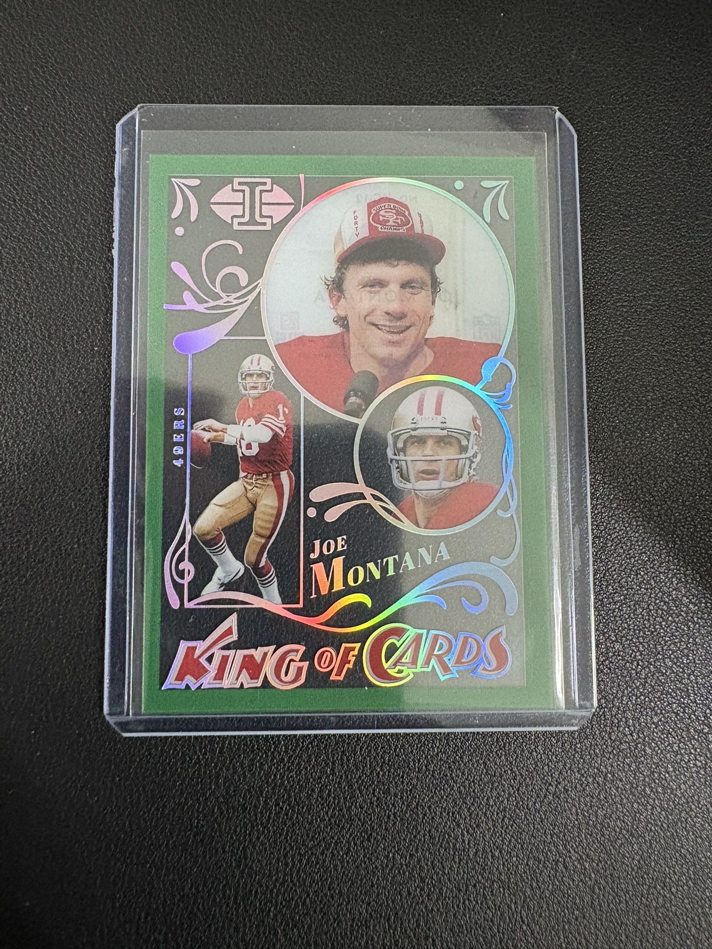 2022 Panini Illusions #KC-12 King Of Cards Joe Montana