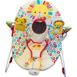 Bright Starts Cream/Multi Safari Bouncer One Size
