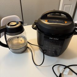 Large Microwave + Electric Kettle (212°F) + Instant Pot (Multi-Function Pressure Cooker) 