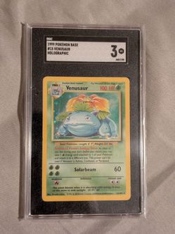 Graded pokemon Venusaur base