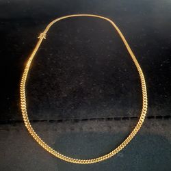 Solid 10k Gold Miami Cuban Chain 