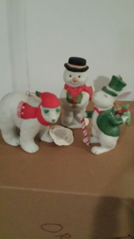 Polar bear & Rabbit Ornaments