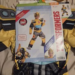 Bumblebee Halloweem Custome (3-4T)