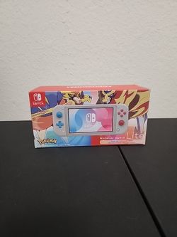 Nintendo Switch Lite Zacian And Zamazenta Edition Console Pokemon Sword Shield