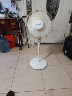 Hurricane Supreme 16" Inch 3speed Oscillating Stand Pedestal Fan Pack White 