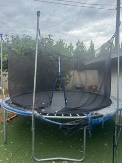 big trampoline make FAIR OFFER” already disassembled. Nothing missing