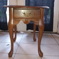 Small Wooden End Table For Sale 