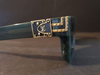 LOUIS VUITTON 1.1 Millionaires Z1167W Sunglasses Green Marble. for