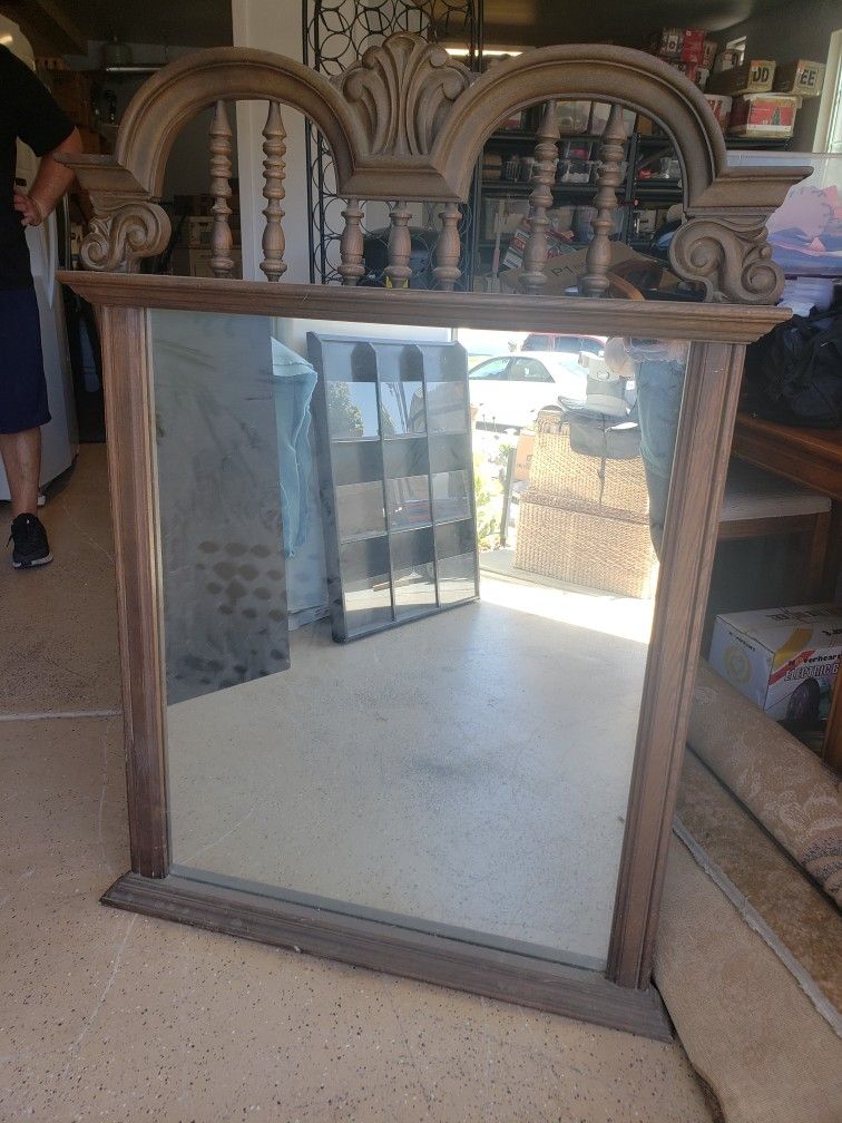Large Antique Mirror
