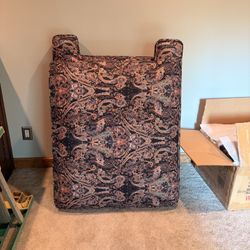 Red Barrel Studio Oxford Extra Deep Floral Roll Arm 4-Seater Sofa