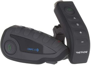 Photo Vnetphone V8 BT 3.0 Bluetooth Intercom Motorcycle Helmet Waterproof Interphone Headset