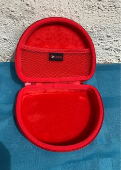Red and Black Hard Case for Headphones