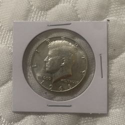 1964 silver Kennedy half dollar U.S Coin