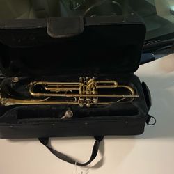 Antique Pan American Cornet With Original Case 