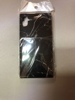 iPhone X Soft Marble Black Case (Brand New)