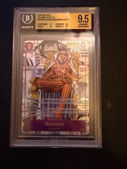 One Piece OP16 Borsalino Manga Art BGS 9.5 Gem Mint