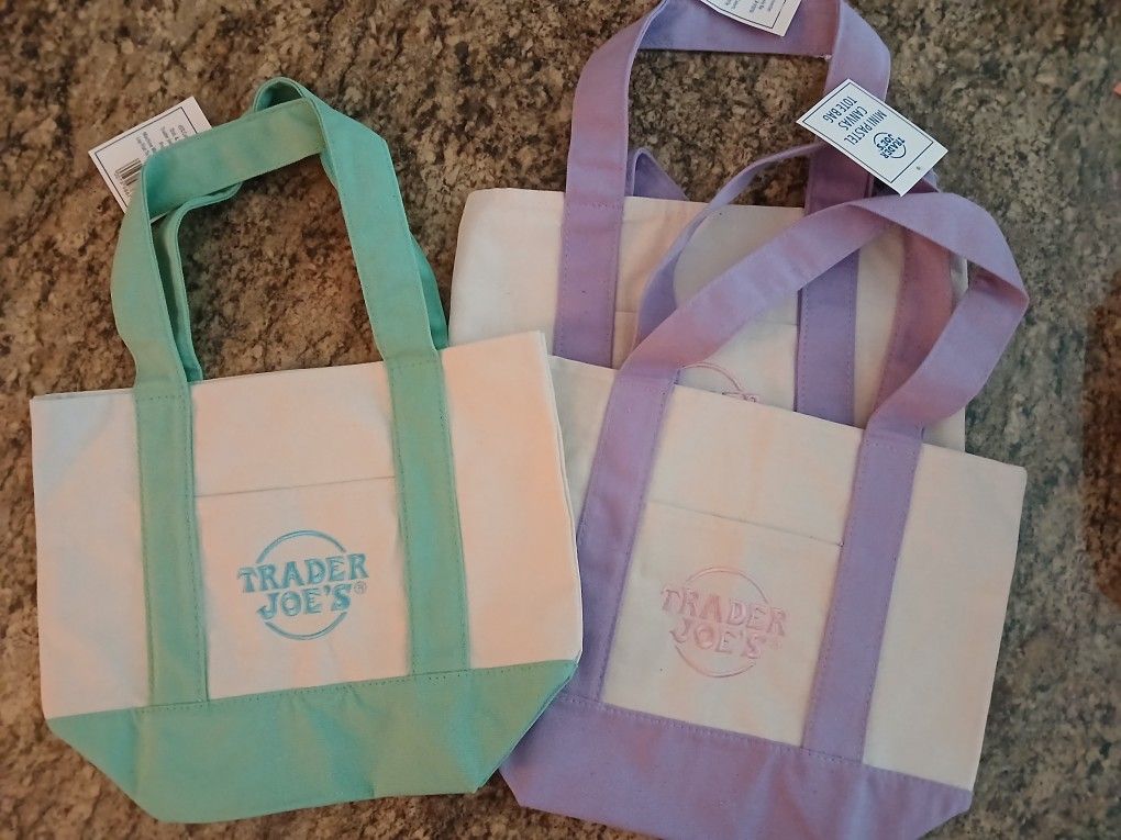 Trader Joes Mini Tote Bags