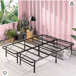 Sturdy Steel Foldable Bed Frame No Tool Assembly Full Size