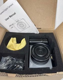 4K Ultra HD camera digital zoom lens 18x. F=2.0mm. F2.2. Records and takes photo