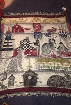 Cat/bird blanket