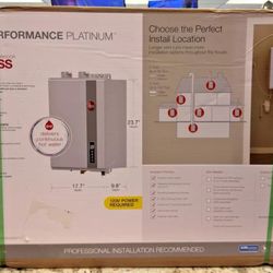 Rheem Natural Gas Indoor &outdoor Tankless Water Heater SMART 9.5 GPM ECOH200DVELN3