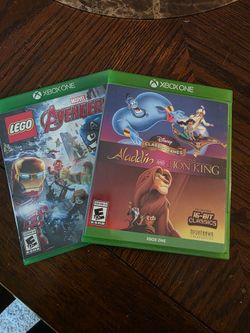 Xbox Lego Avengers & Aladdin/The Lion King
