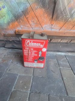 Vintage Coleman Fuel Can 1 Gallon