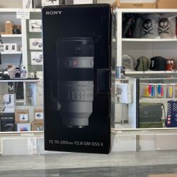Sony 70-200mm F2.8 GM II Lens