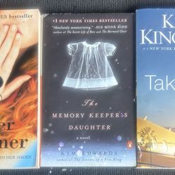 3 Bestselling Novels – The Memory Keeper’s Daughter & Little Earthquakes – $15
