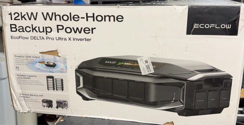 EF ECOFLOW Delta Pro Ultra X Inverter new