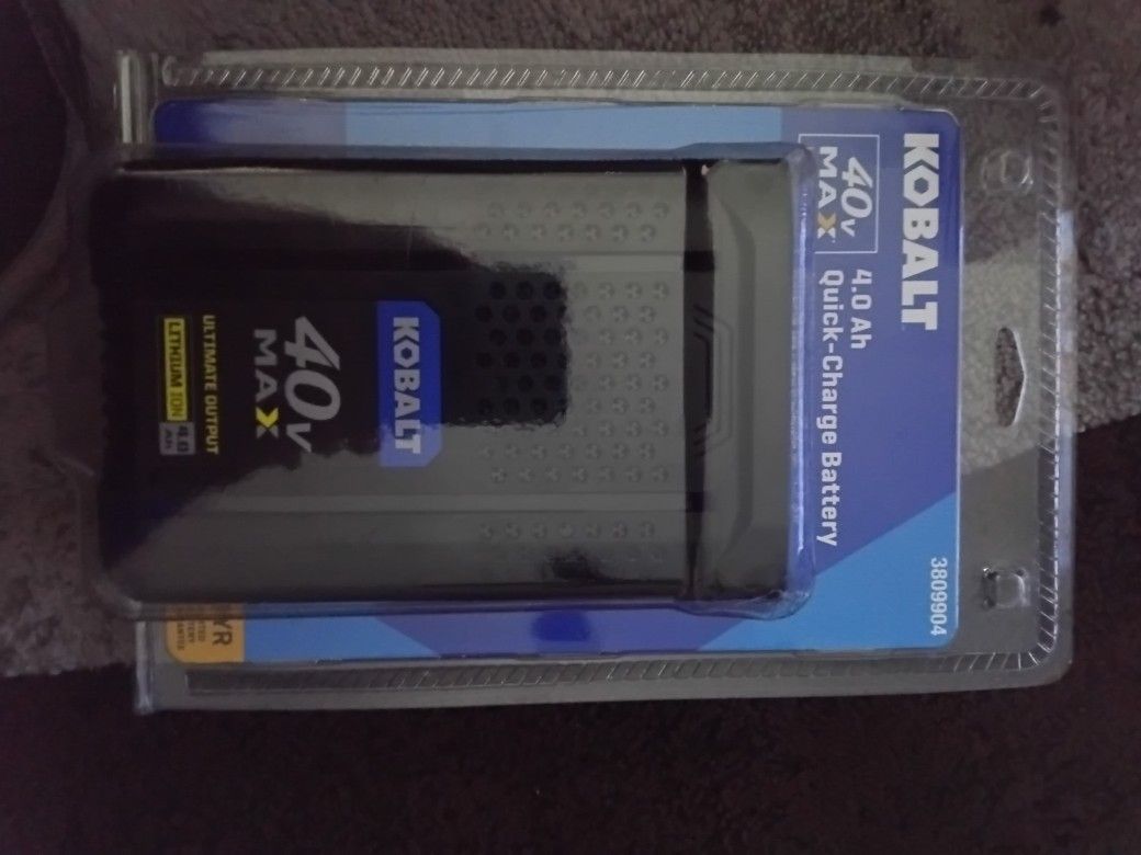 Kobalt 40 V Max 4.0ah Quick Charge Battery