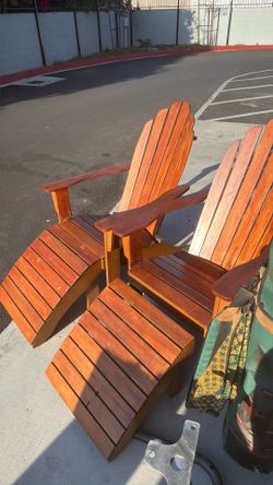 Adirondack Chair Set $150