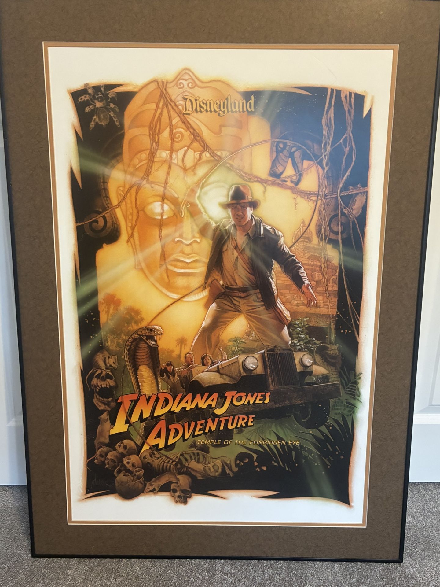 Disney Indiana Jones Adventure Collector's Poster