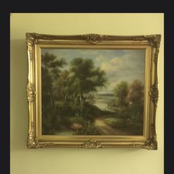 Vintage Beautifully Framed Signed Oil Painting