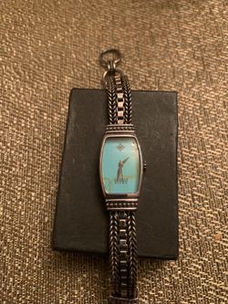 Saddle river silver ladies watch