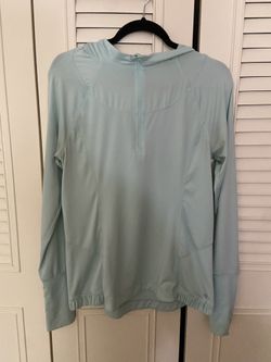 Powder Blue Athletic Hoodie 