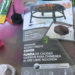 New Fire Pit Cover In Brown 38 X 18